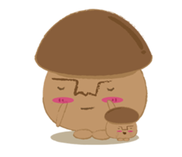 The little mushroom. sticker #6957568