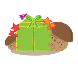 The little mushroom. sticker #6957579