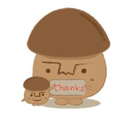 The little mushroom. sticker #6957582