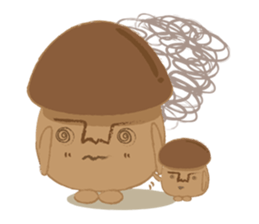 The little mushroom. sticker #6957588