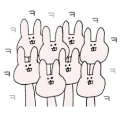 Rabbit of a snaggletooth "Dep-PA"