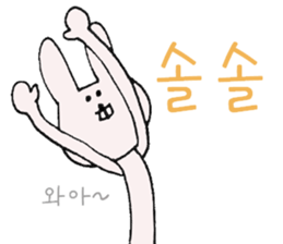 Rabbit of a snaggletooth "Dep-PA" sticker #6957685