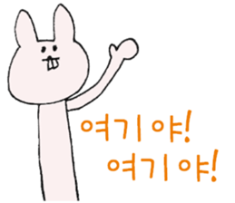 Rabbit of a snaggletooth "Dep-PA" sticker #6957689