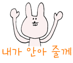 Rabbit of a snaggletooth "Dep-PA" sticker #6957691