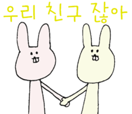 Rabbit of a snaggletooth "Dep-PA" sticker #6957703