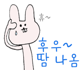 Rabbit of a snaggletooth "Dep-PA" sticker #6957704