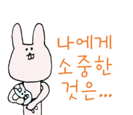 Rabbit of a snaggletooth "Dep-PA" sticker #6957706