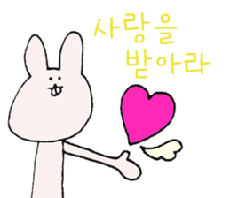 Rabbit of a snaggletooth "Dep-PA" sticker #6957707