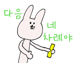 Rabbit of a snaggletooth "Dep-PA" sticker #6957709