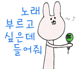 Rabbit of a snaggletooth "Dep-PA" sticker #6957711