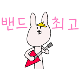 Rabbit of a snaggletooth "Dep-PA" sticker #6957713