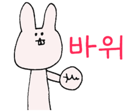 Rabbit of a snaggletooth "Dep-PA" sticker #6957717