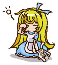 Ennui Alice-chan sticker #6958055