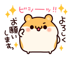 Everyday message of hamsters sticker #6958200