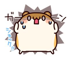 Everyday message of hamsters sticker #6958234
