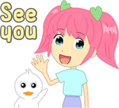 Cream, a little girl sticker #6958761