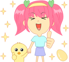 Cream, a little girl sticker #6958762