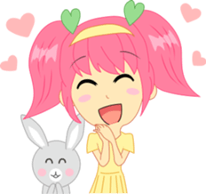 Cream, a little girl sticker #6958771