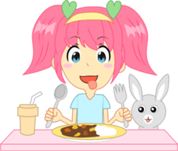 Cream, a little girl sticker #6958773