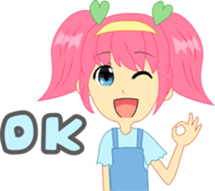 Cream, a little girl sticker #6958782