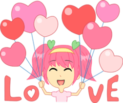 Cream, a little girl sticker #6958785