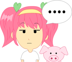 Cream, a little girl sticker #6958791