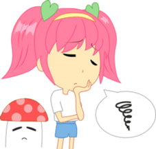 Cream, a little girl sticker #6958796