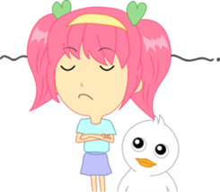 Cream, a little girl sticker #6958797