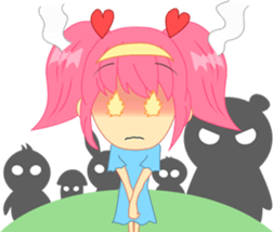 Cream, a little girl sticker #6958798