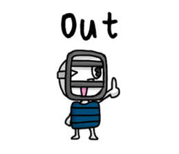 Simple whit2_English sticker #6959002