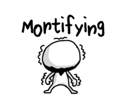 Simple whit2_English sticker #6959032