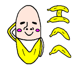 Funny banana sticker ZERO sticker #6959263