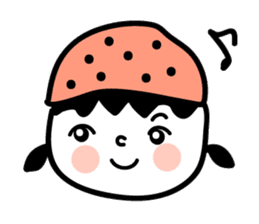 Black strawberry sticker #6959361