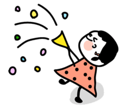 Black strawberry sticker #6959370