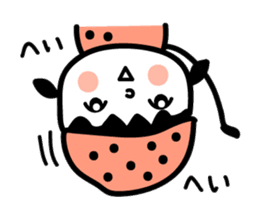 Black strawberry sticker #6959383