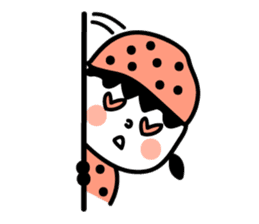 Black strawberry sticker #6959387