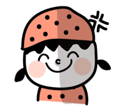 Black strawberry sticker #6959392