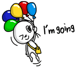 Simple whit1_English sticker #6959606