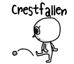 Simple whit1_English sticker #6959607