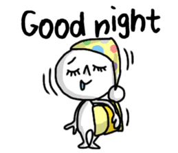 Simple whit1_English sticker #6959615