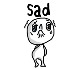 Simple whit1_English sticker #6959638