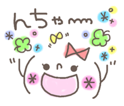 Cute emoticons. Good friend Hen sticker #6959681