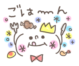 Cute emoticons. Good friend Hen sticker #6959686