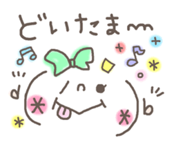 Cute emoticons. Good friend Hen sticker #6959701