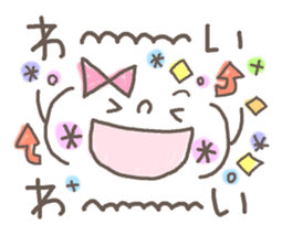 Cute emoticons. Good friend Hen sticker #6959713