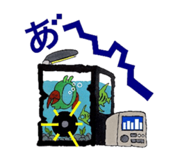 Room of stress scatter sticker #6959914