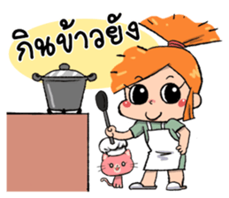 Noo Malee and her Kitty 2 :Thai Version sticker #6960128