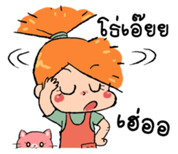 Noo Malee and her Kitty 2 :Thai Version sticker #6960144