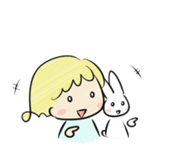 Afan & Rabbit (English) sticker #6960401