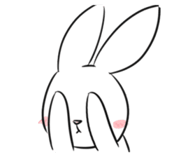 Afan & Rabbit (English) sticker #6960404